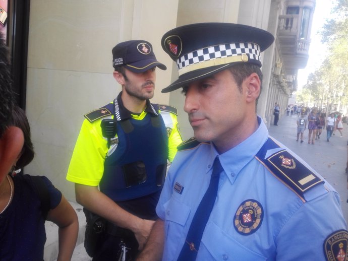 El segundo jefe de la Guardia Urbana de Barcelona, David Martínez.