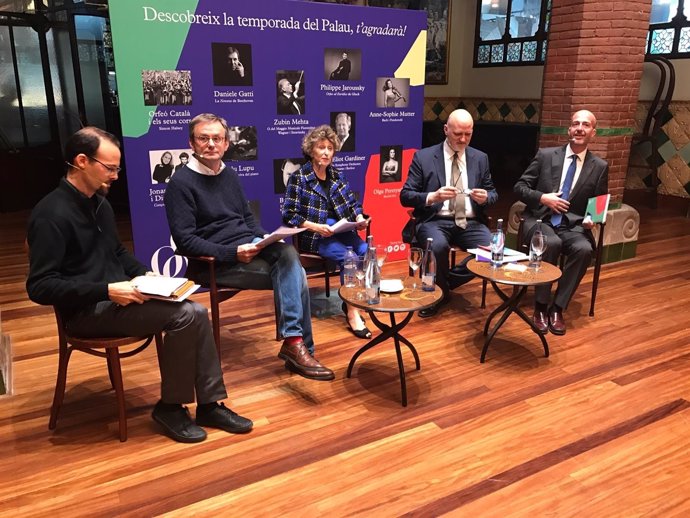 Mariona Carulla, Joan Oller, Simon Halsey (Palau de la Música Catalana)