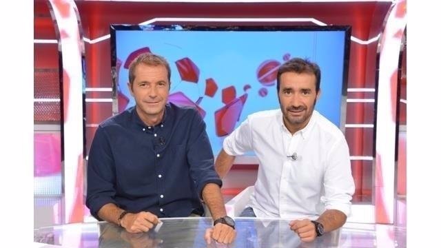 Manu Carreño y Juanma Castaño en 'Noticias Cuatro Deportes'