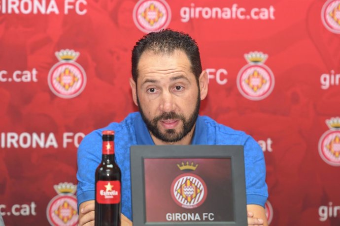El entrenador del Girona FC, Pablo Machín