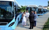Seis nuevos autobuses híbridos se incorporan a la flota del TUS