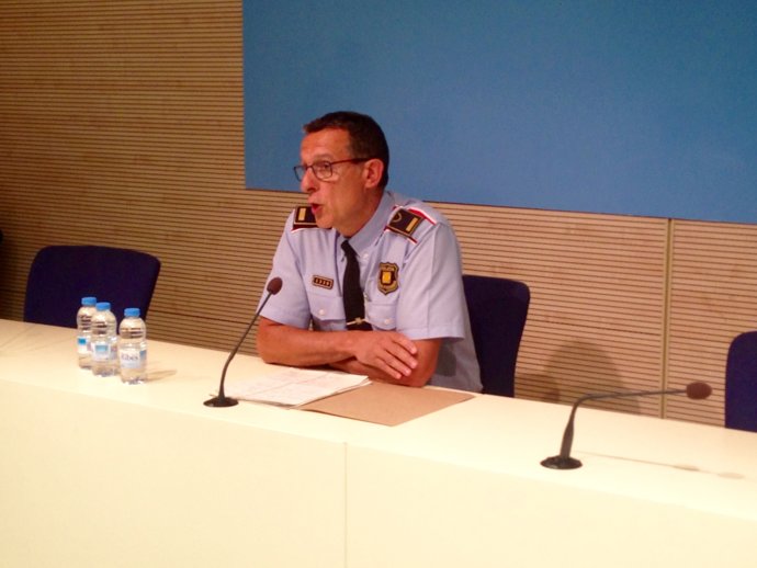 El portavoz de los Mossos, Albert Oliva