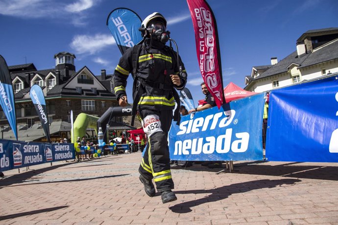 Participante en la  III Carrera de Escaleras de Sierra Nevada