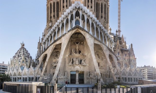 Exterior de la basílica de la Sagrada Família de Barcelona