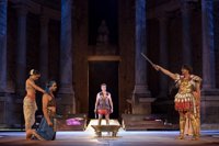 Extremeños de un proyecto de audiodescripción trabajan en el Festival de de Mérida