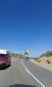Un motorista pierde la vida en una colisión con un turismo en Riofrío (Ávila)