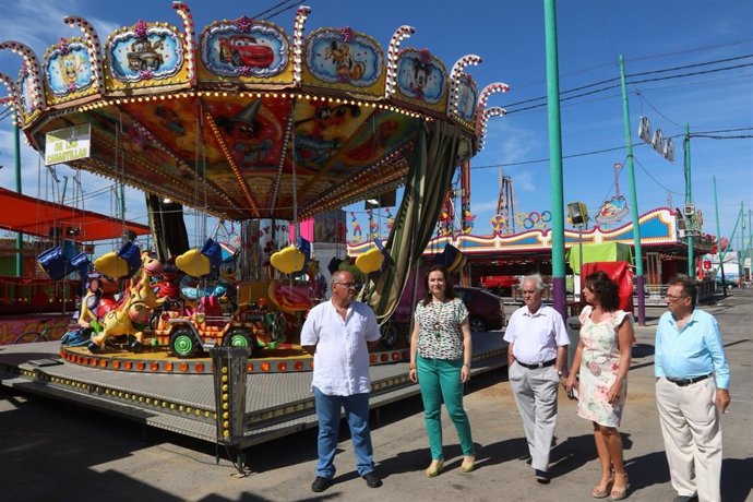 Feria cortijo de torres atracciones trabajadores