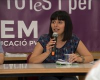 Sandra Mínguez deja el Consejo Ciudadano de Podemos y entrega su acta de diputada