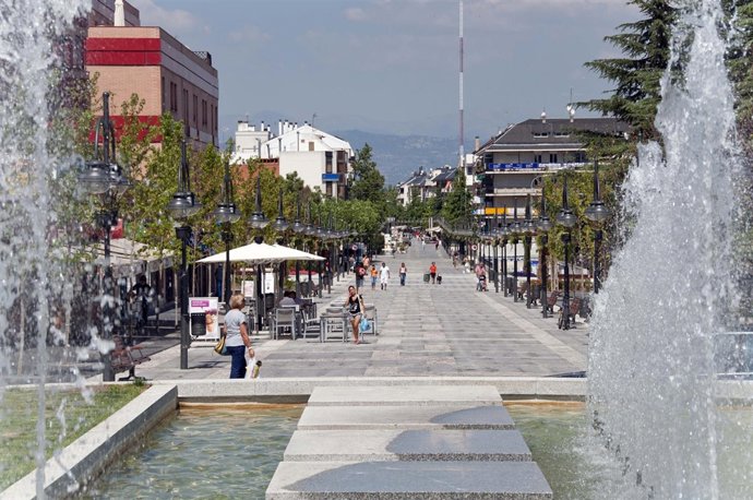 Imagen de la Gran Vía de Majadahonda