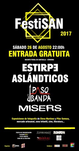 Cartel de FestiSan