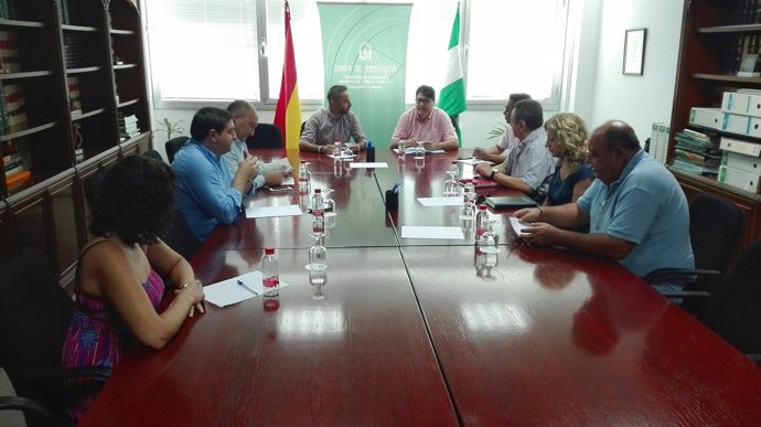 El delegado de Economía y Endesa se reúnen con alcaldes de Almería