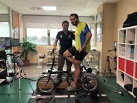 Un jerezano inicia un viaje en bici hasta Roma para sensibilizar sobre la fibrosis quística