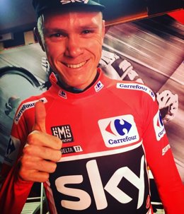 Chris Froome, líder de la Vuelta a España de 2017