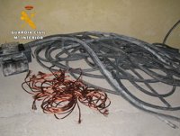 Detenida una persona e investigada otra por robo de cobre en Elche de la Sierra