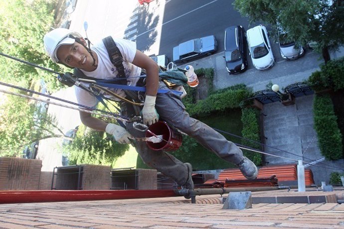 Un trabajador extranjero 