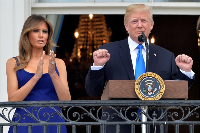 Donald y Melania Trump 