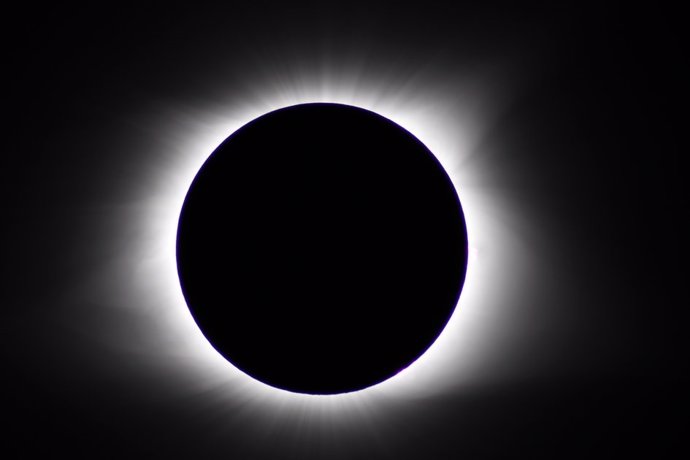 Eclipsi solar total vist des de Wyoming, a EUA, del 21 agost 2017
