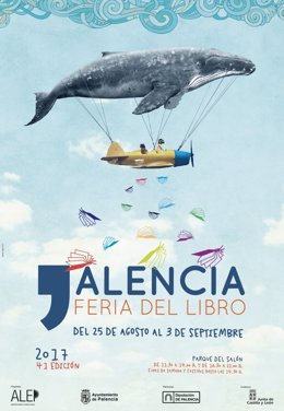 Cartel de la Feria del Libro de Palencia. 