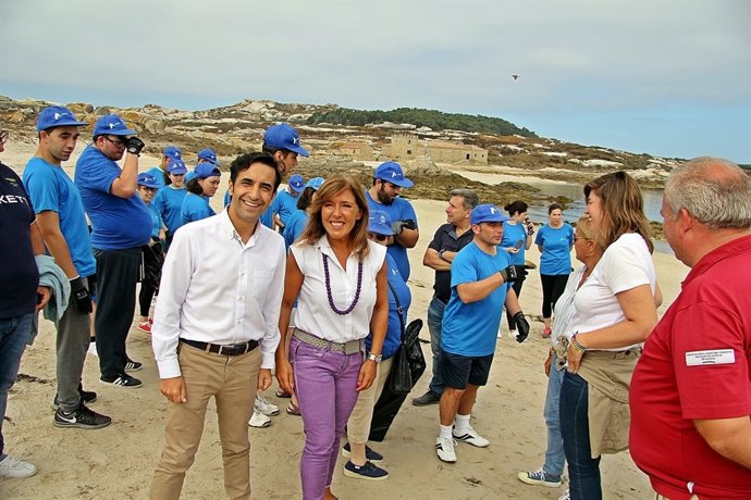 Los conselleiros visitan Sálvora