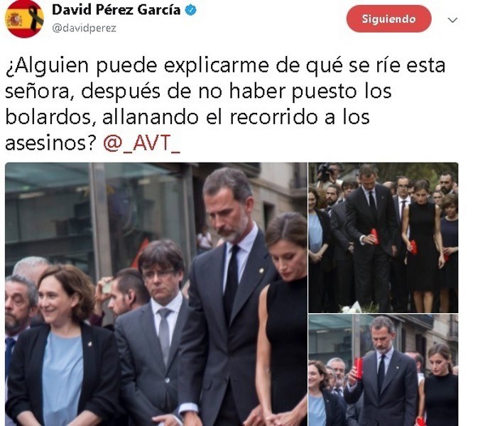 Imatge del tuit de David Pérez