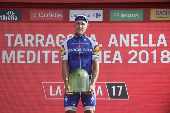 Matteo Trentin, ganador de la cuarta etapa de La Vuelta a España