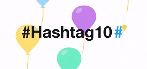 El hashtag cumple 10 años