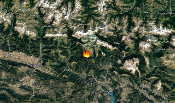 Incendio en Fanlo