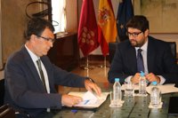 El presidente de la Comunidad y el alcalde de Murcia inician el curso político con un repaso a medio centenar de medidas