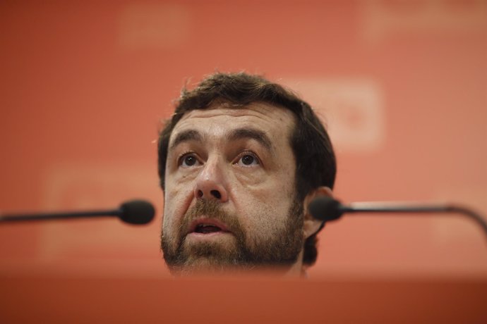 Rueda de prensa de Miguel Gutiérrez en la sede de Ciudadanos