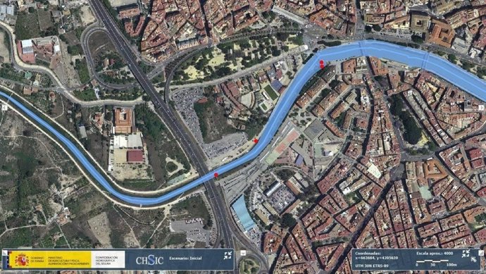 Mapa con los puntos en los que se tomaron muestras