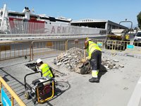 Comienzan las obras para suministrar electricidad a los ferrys atracados en el Puerto de Motril