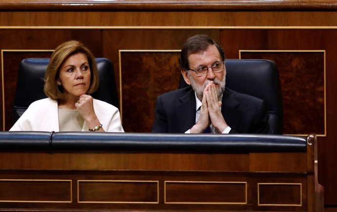 María Dolores de Cospedal i Mariano Rajoy