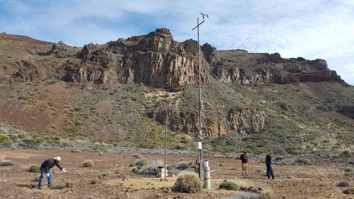 Estación en el Parque Nacional del Teide