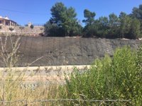 SFM finaliza las obras de consolidación del talud situado cerca de Sineu 
