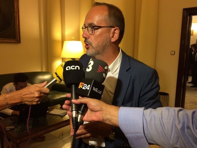 Carles Campuzano, en el pacte antiterrorista