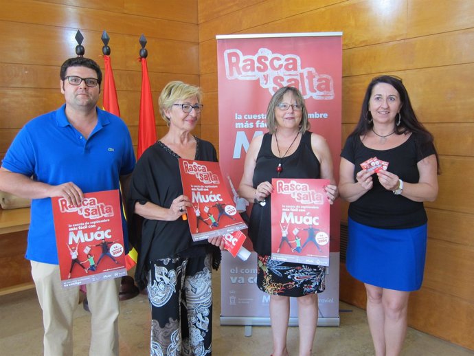 Maruja Pelegrín durante la presentación de la campaña de Comercio