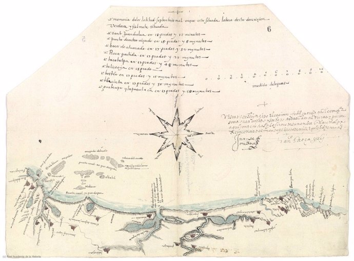 Experto de la US estudia uno de los primeros ejemplos de cartografía náutica