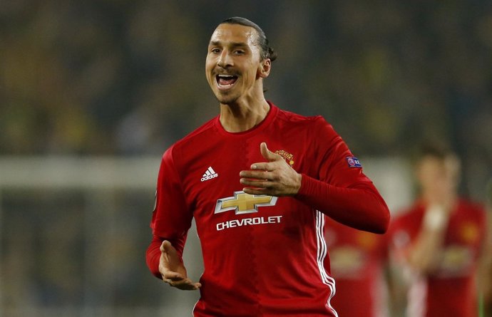 Zlatan Ibrahimovic con el Manchester United