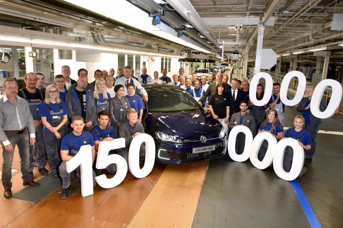 Volkswagen produce 1.500.000 vehículos en su planta de Wolfsburg