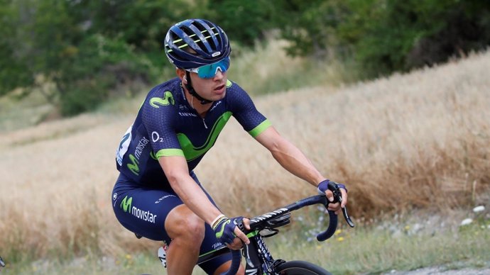 Betancur (Movistar Team) abandona la Vuelta por una fractura en el pie derecho