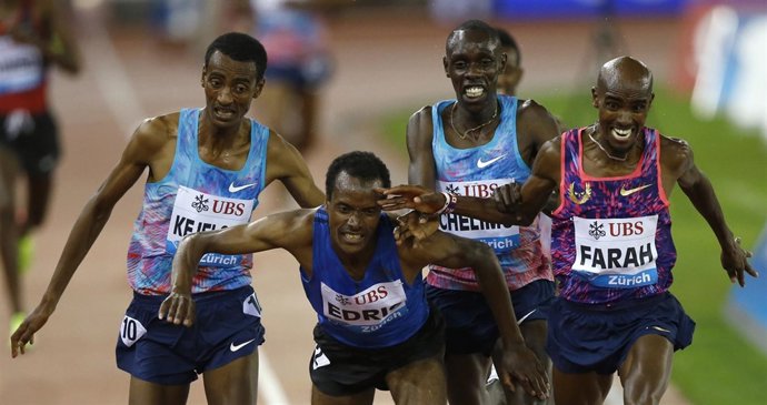 Mo Farah gana su última carrera en pista