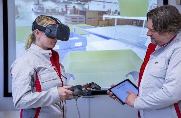Empleats d'Audi utilitzen la realitat virtual