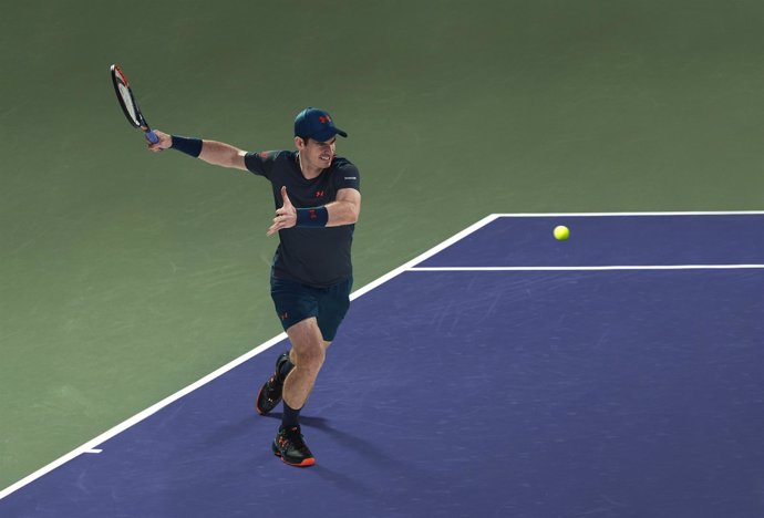 Andy Murray con ropa de Under Armour antes del US Open