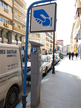 Máquina expendedora de la ORA 