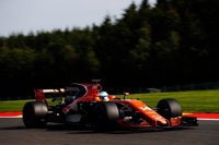 Raikkonen empieza mandando en Spa y Alonso supera sus primeros problemas