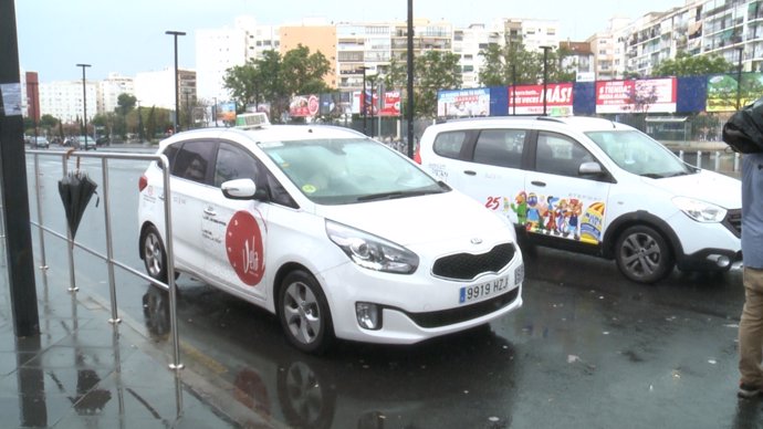 Taxis parados en València