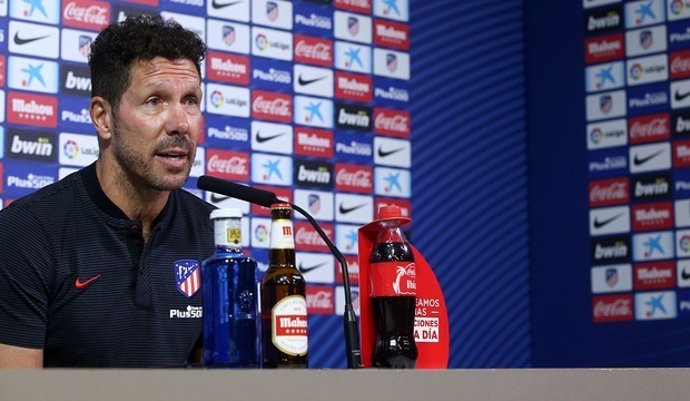 Simeone en rueda de prensa