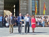 Lambán encabezará la delegación aragonesa que participará en la manifestación de Barcelona
