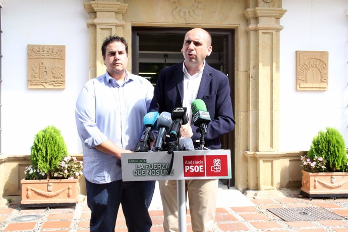 Francisco Conejo en rueda de prensa en Marbella (Málaga)