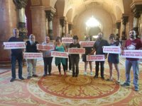 La CUP presenta una declaración institucional alternativa y pide otro pleno monográfico para la próxima semana